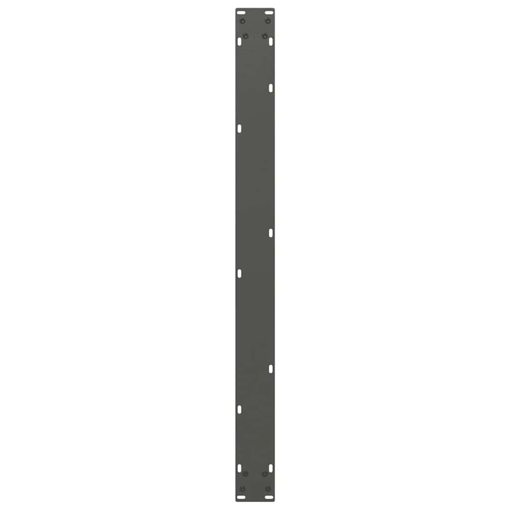 vidaXL Nogi do stołu jadalnego w kształcie litery U 2 szt. Antracyt 100x(72-73) cm Stal