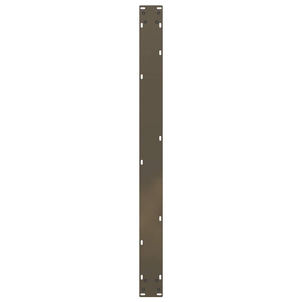 vidaXL Nogi do stołu jadalnego w kształcie litery U 2 szt. Naturalna stal 100x(72-73) cm Stal
