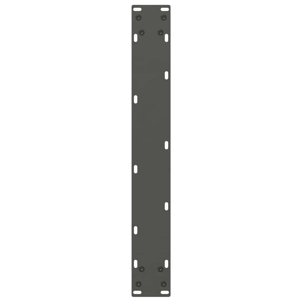 vidaXL Nogi do stołu jadalnego w kształcie litery U 3 szt. Antracyt 70x(72-73) cm Stal