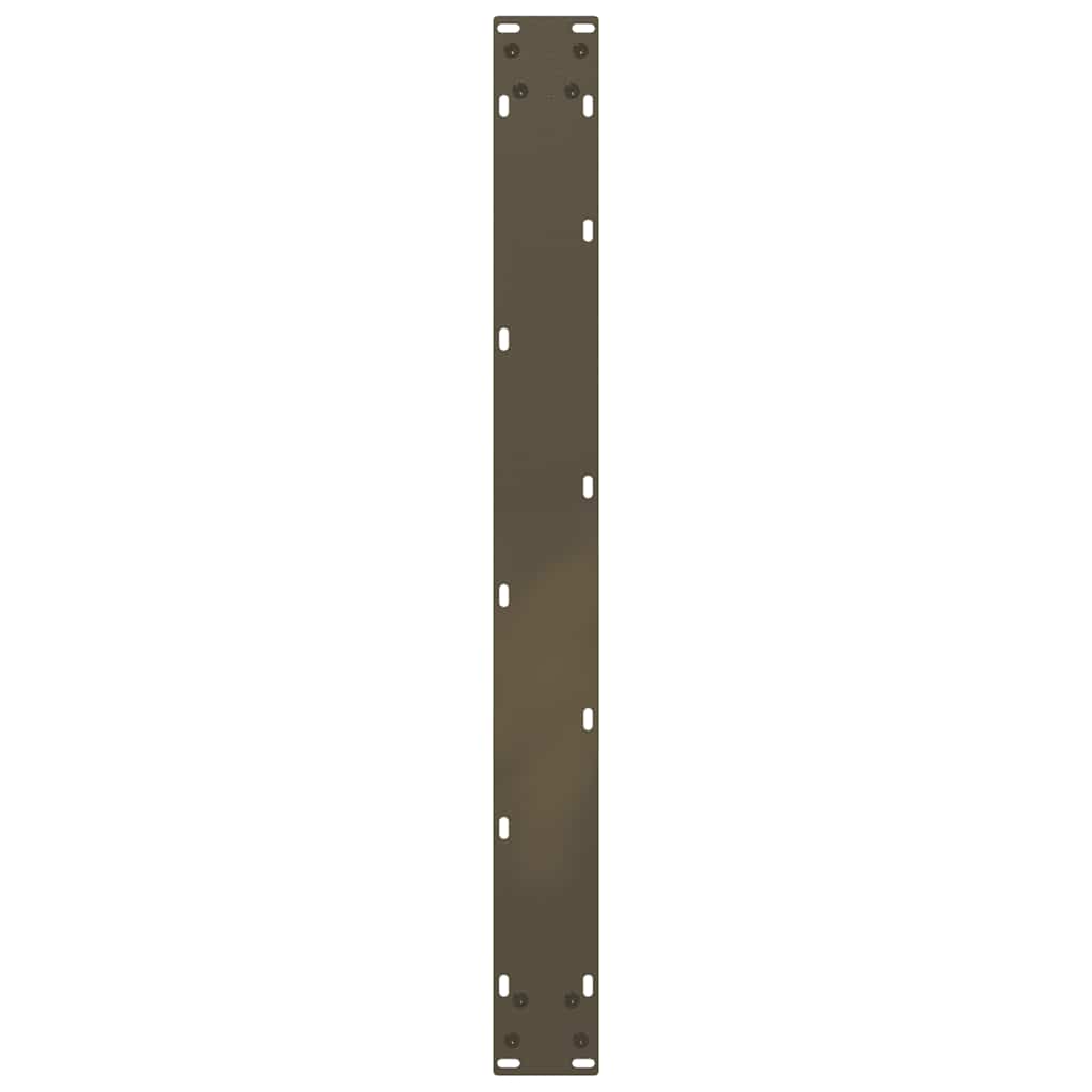 vidaXL Nogi do stołu jadalnego w kształcie litery U 3 szt. Naturalna stal 80x(72-73) cm Stal