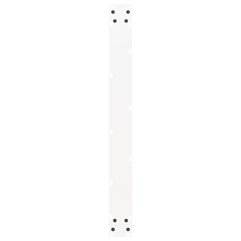 vidaXL Nogi do stołu jadalnego w kształcie litery U 3 szt. Białe 90x(72-73) cm Stal