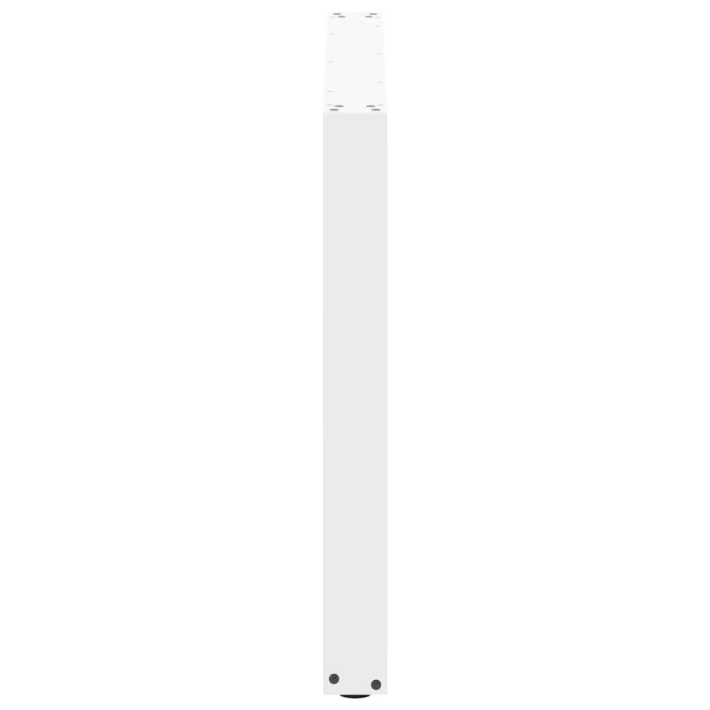 vidaXL Nogi do stołu jadalnego w kształcie litery U 3 szt. Białe 100x(72-73) cm Stal