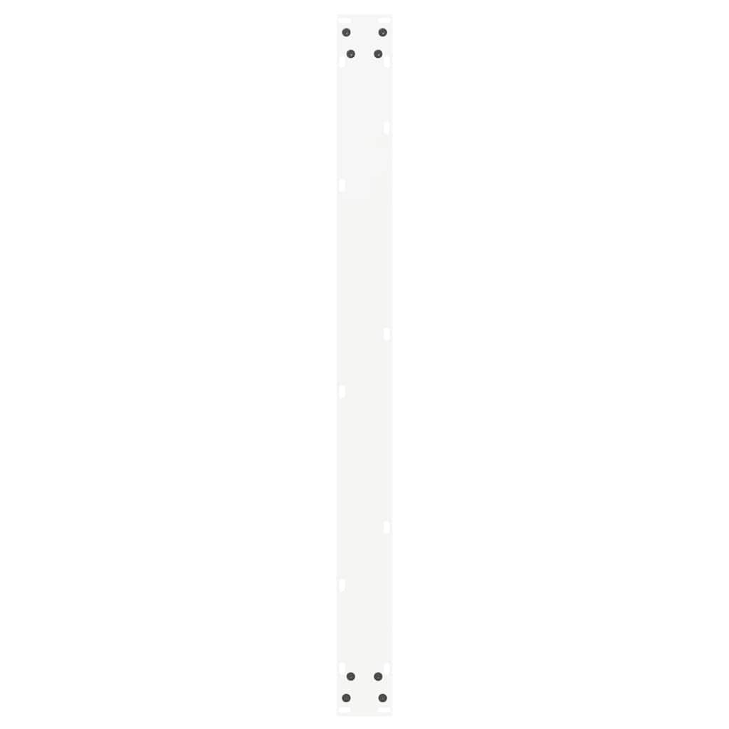 vidaXL Nogi do stołu jadalnego w kształcie litery U 3 szt. Białe 100x(72-73) cm Stal