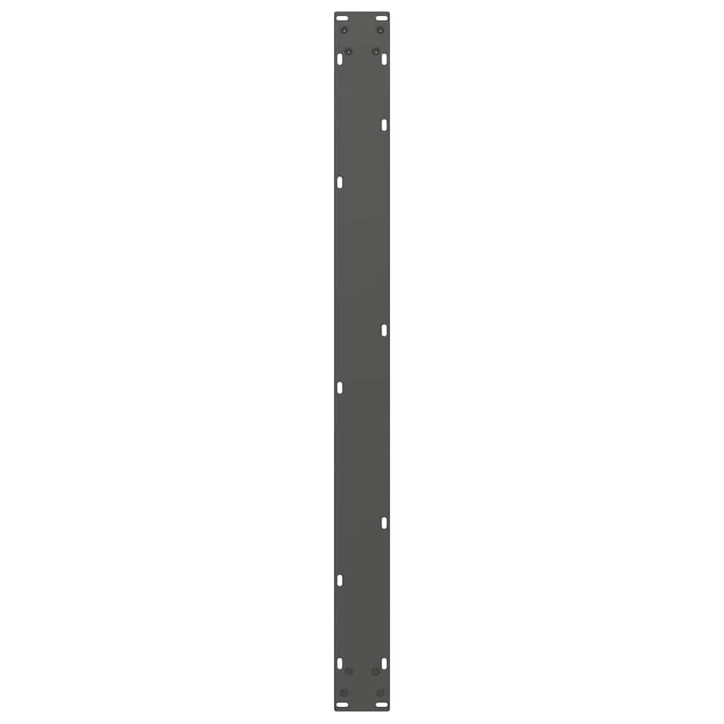 vidaXL Nogi do stołu jadalnego w kształcie litery U 3 szt. Antracyt 100x(72-73) cm Stal