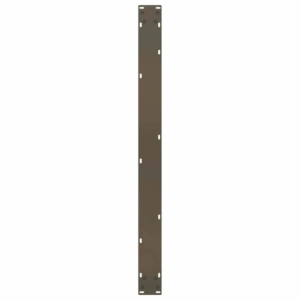 vidaXL Nogi do stołu jadalnego w kształcie litery U 3 szt. Naturalna stal 100x(72-73) cm Stal