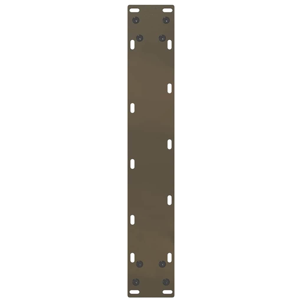 vidaXL Nogi do stołu barowego w kształcie litery U 2 szt. Naturalna stal 40x(90-91) cm Stal