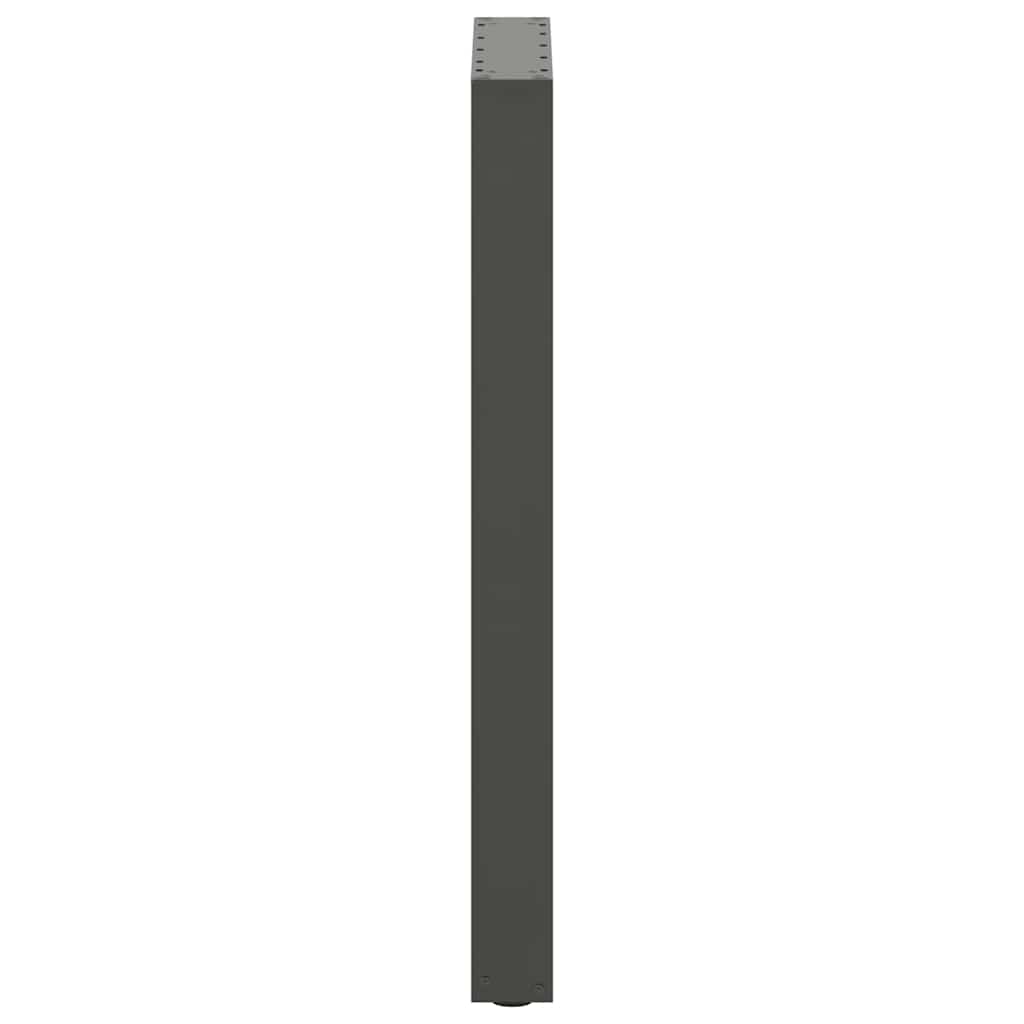 vidaXL Nogi do stołu barowego w kształcie litery U 2 szt. Antracyt 50x(90-91) cm Stal