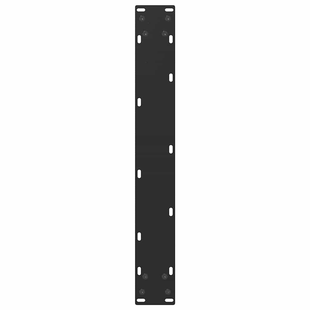 vidaXL Nogi do stołu barowego w kształcie litery U 2 szt. Czarne 60x(90-91) cm Stal