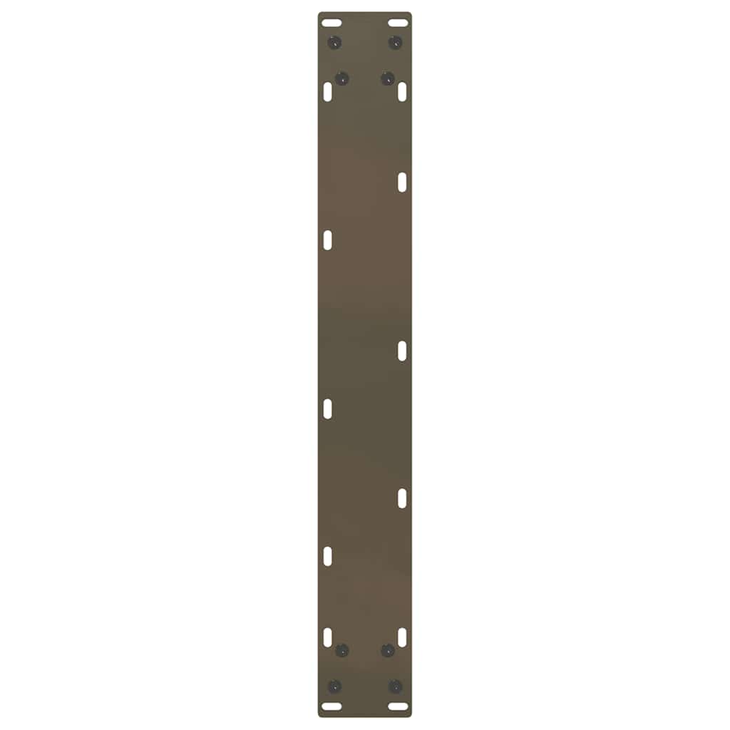 vidaXL Nogi do stołu barowego w kształcie litery U 2 szt. Naturalna stal 60x(90-91) cm Stal