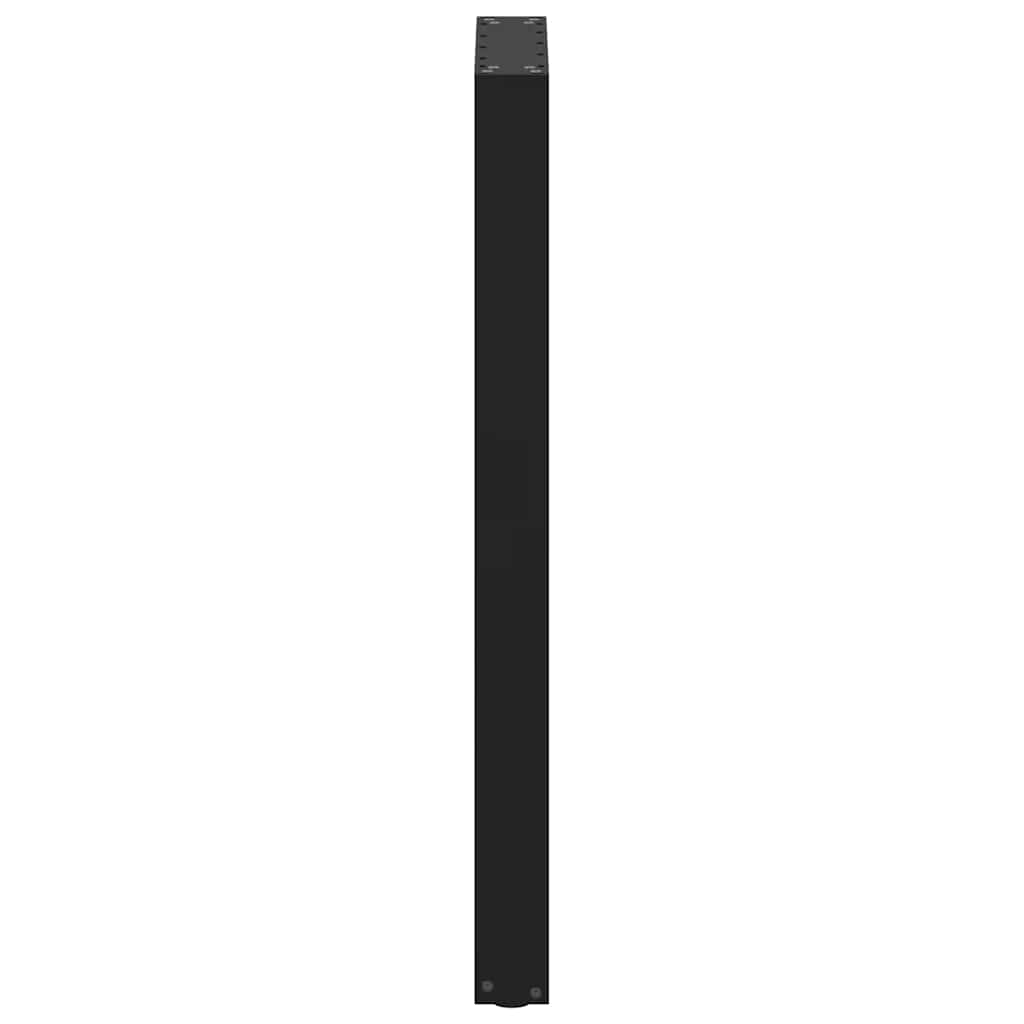 vidaXL Nogi do stołu barowego w kształcie litery U 2 szt. Czarne 40x(100-101) cm Stal