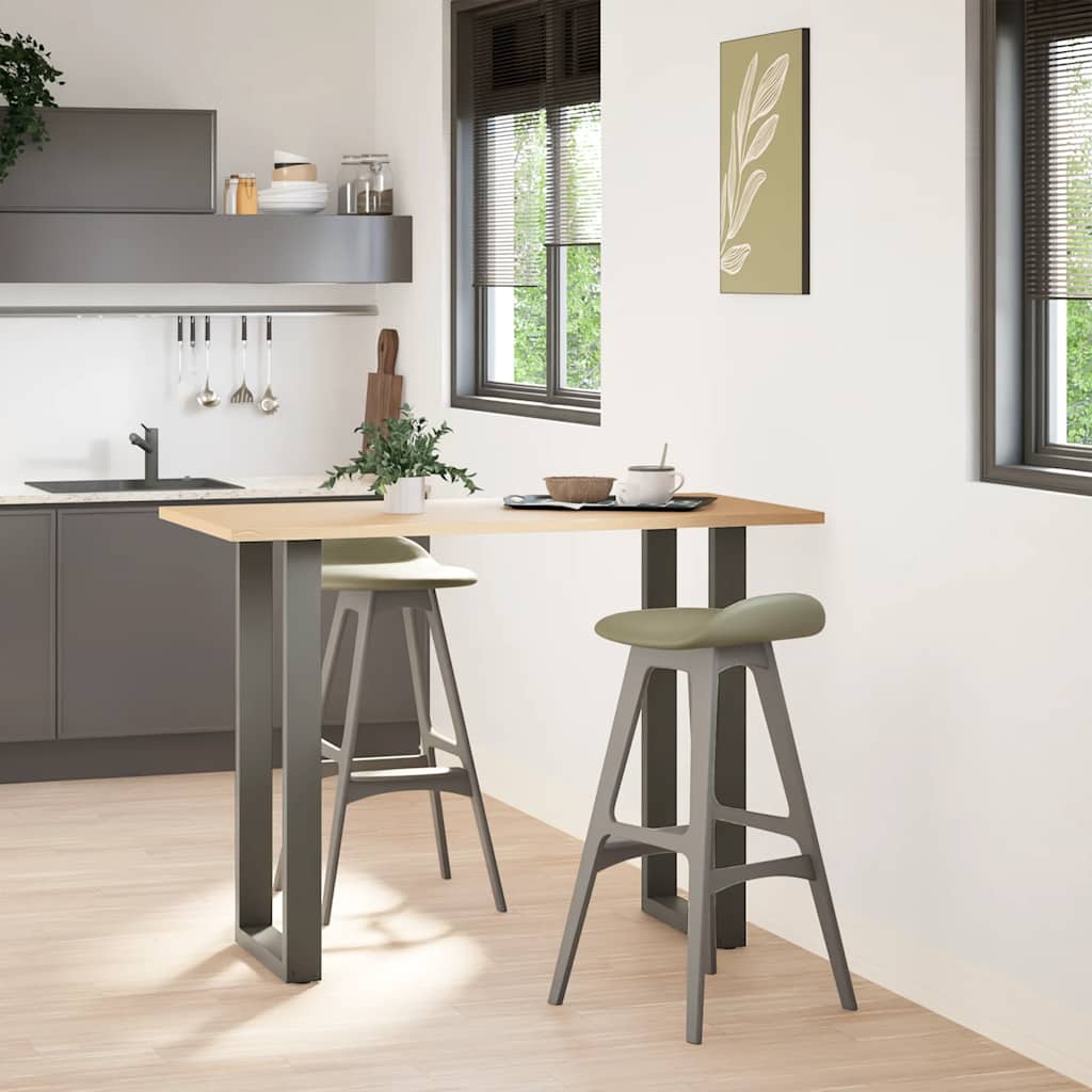 vidaXL Nogi do stołu barowego w kształcie litery U 2 szt. Antracyt 40x(100-101) cm Stal
