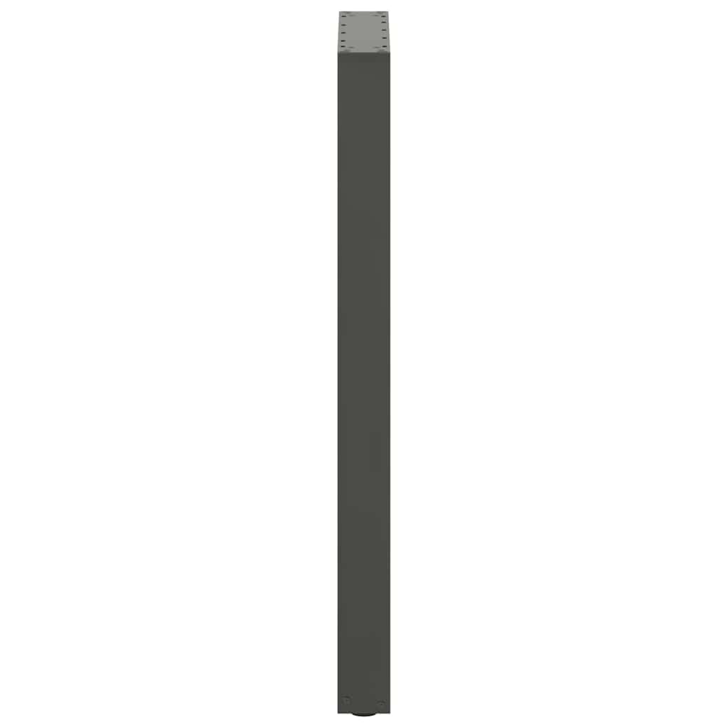 vidaXL Nogi do stołu barowego w kształcie litery U 2 szt. Antracyt 40x(100-101) cm Stal