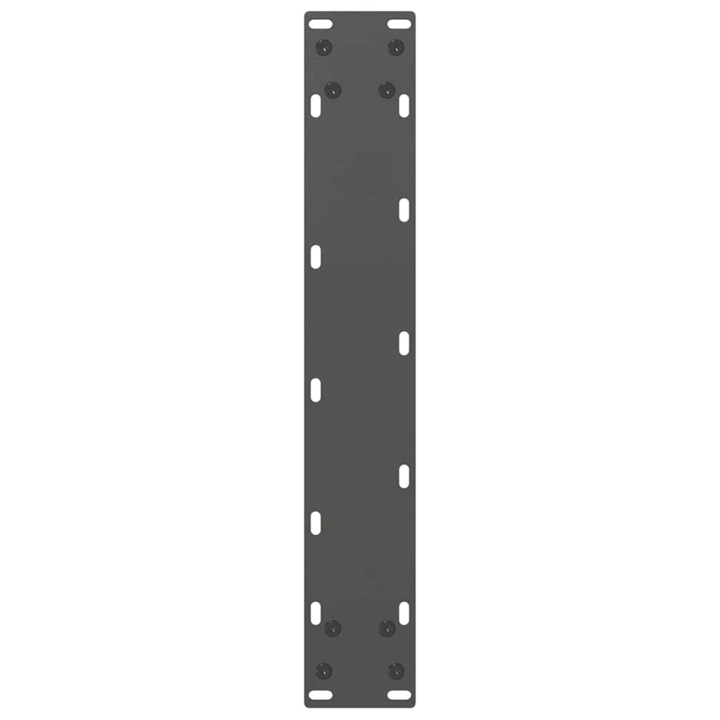 vidaXL Nogi do stołu barowego w kształcie litery U 2 szt. Antracyt 40x(100-101) cm Stal