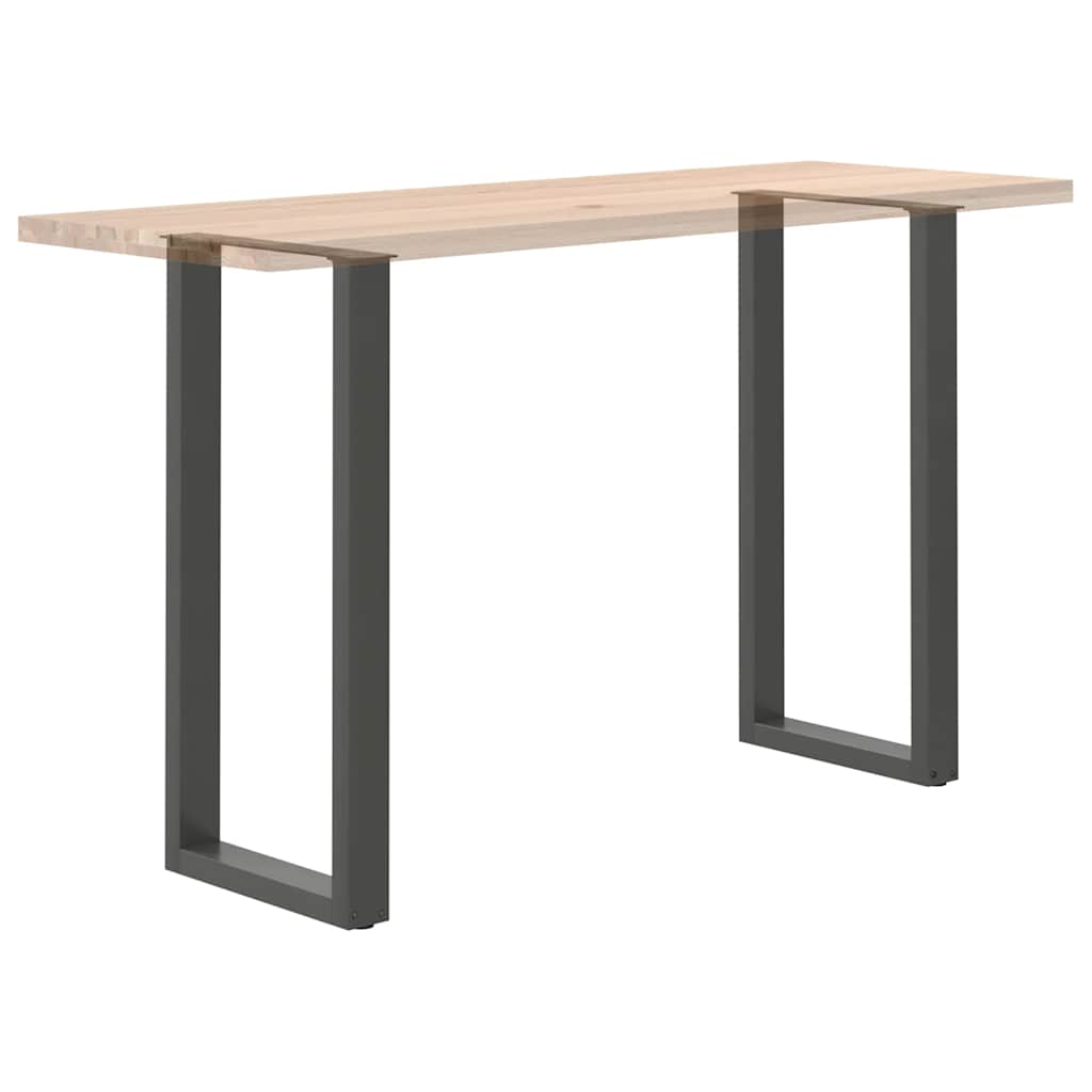 vidaXL Nogi do stołu barowego w kształcie litery U 2 szt. Antracyt 40x(100-101) cm Stal