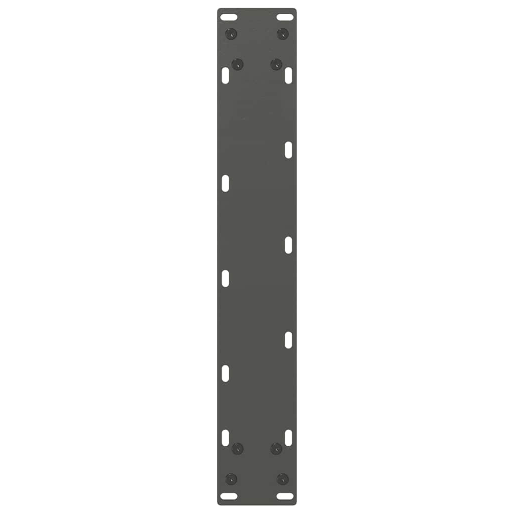 vidaXL Nogi do stołu barowego w kształcie litery U 2 szt. Antracyt 50x(100-101) cm Stal