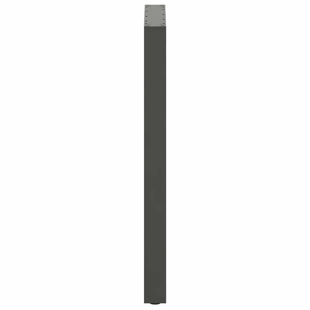 vidaXL Nogi do stołu barowego w kształcie litery U 2 szt. Antracyt 60x(100-101) cm Stal