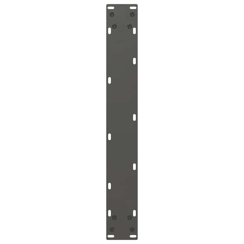 vidaXL Nogi do stołu barowego w kształcie litery U 2 szt. Antracyt 60x(100-101) cm Stal