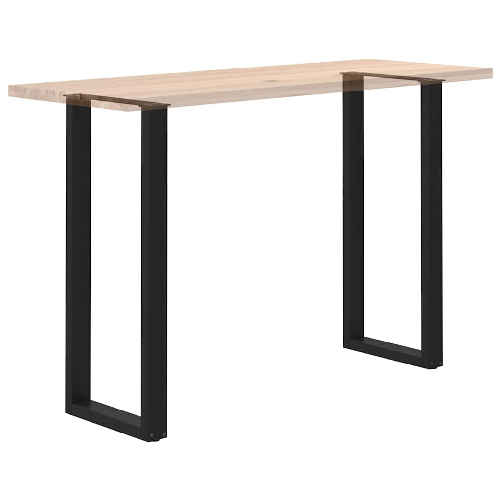 vidaXL Nogi do stołu barowego w kształcie litery U 2 szt. Czarne 40x(110-111) cm Stal