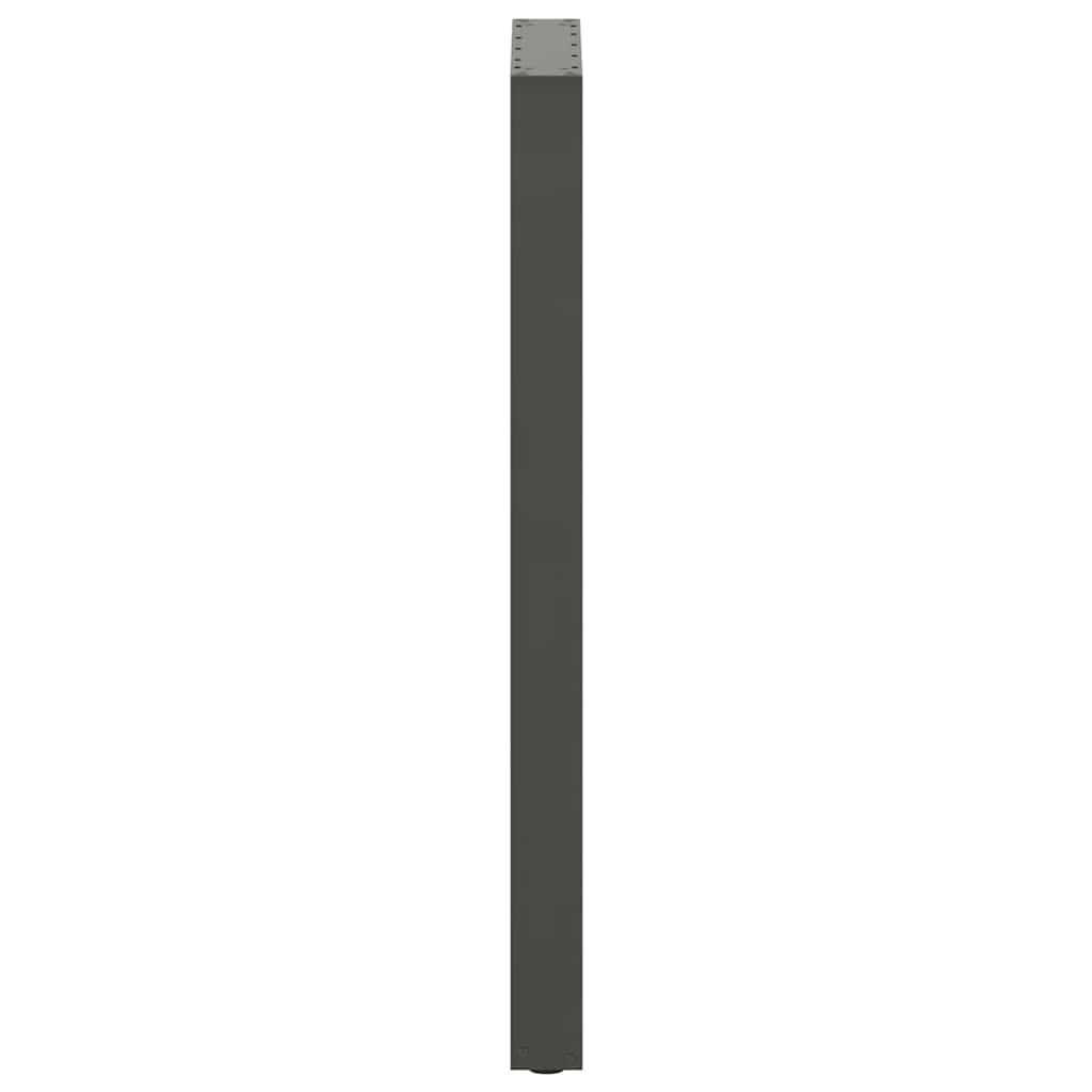 vidaXL Nogi do stołu barowego w kształcie litery U 2 szt. Antracyt 40x(110-111) cm Stal