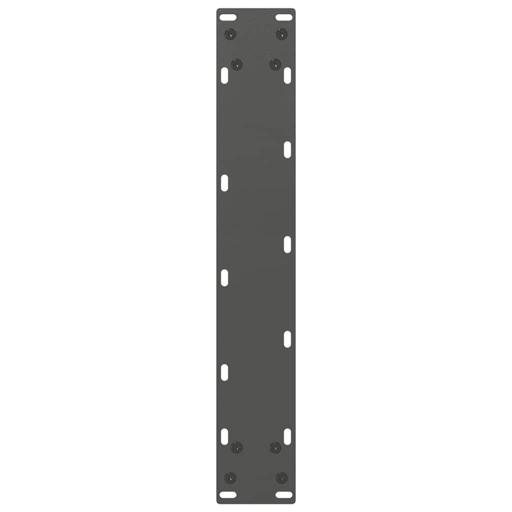 vidaXL Nogi do stołu barowego w kształcie litery U 2 szt. Antracyt 40x(110-111) cm Stal