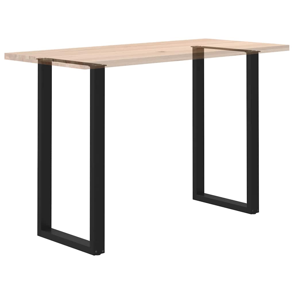 vidaXL Nogi do stołu barowego w kształcie litery U 2 szt. Czarne 60x(110-111) cm Stal