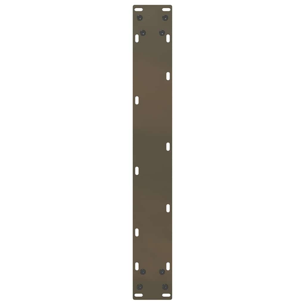vidaXL Nogi do stołu barowego w kształcie litery U 2 szt. Naturalna stal 60x(110-111) cm Stal