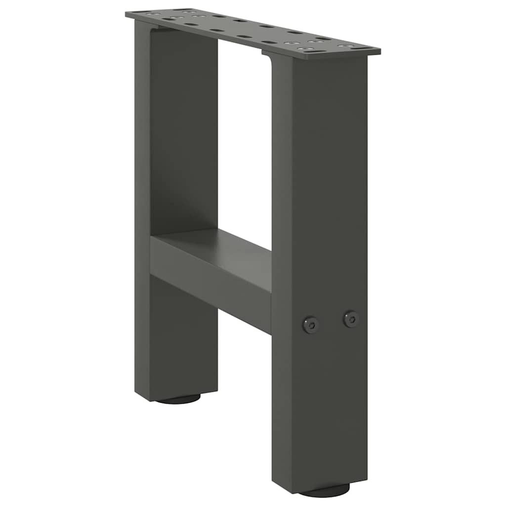 vidaXL Nogi do stolika kawowego Antracyt 2 szt. 30x(30-31) cm Stal