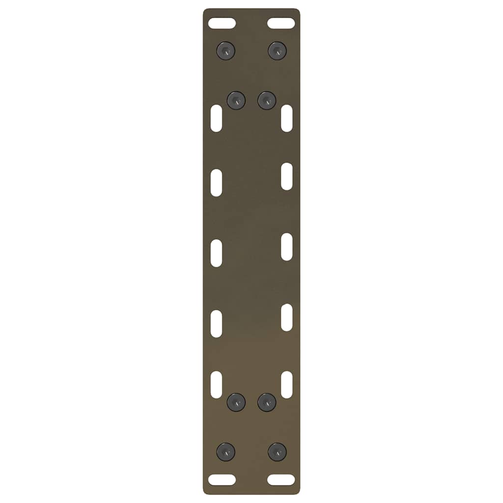 vidaXL Nogi do stolika kawowego Naturalna stal 2 szt. 40x(30-31) cm Stal
