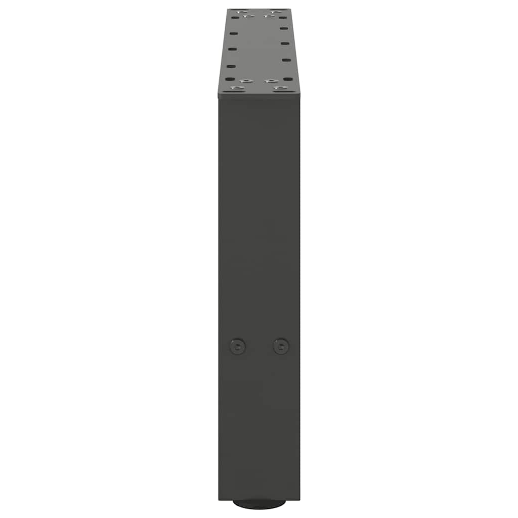 vidaXL Nogi do stolika kawowego Antracyt 2 szt. 50x(30-31) cm Stal