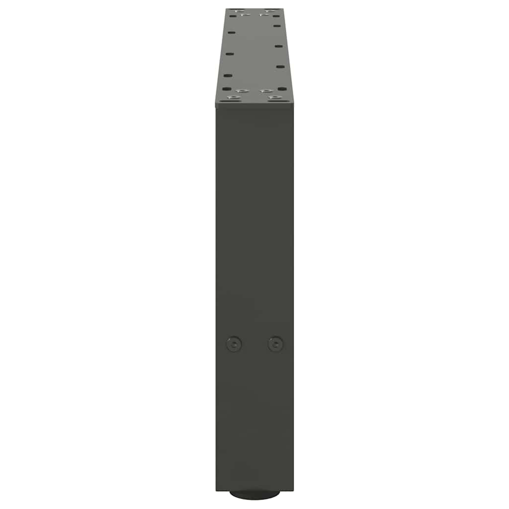 vidaXL Nogi do stolika kawowego Antracyt 2 szt. 60x(30-31) cm Stal