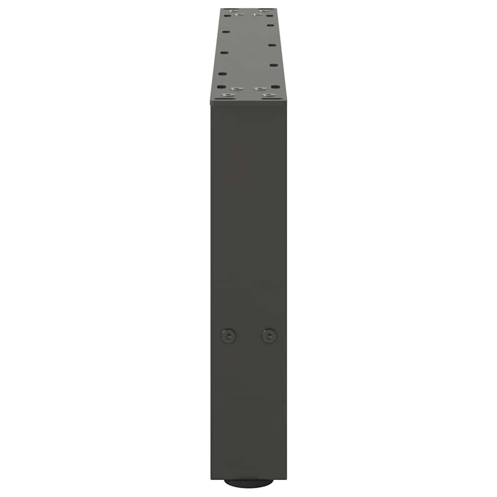 vidaXL Nogi do stolika kawowego Antracyt 2 szt. 70x(30-31) cm Stal