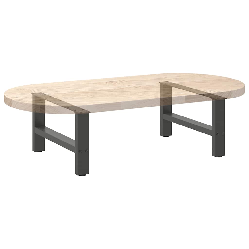 vidaXL Nogi do stolika kawowego Antracyt 2 szt. 70x(30-31) cm Stal