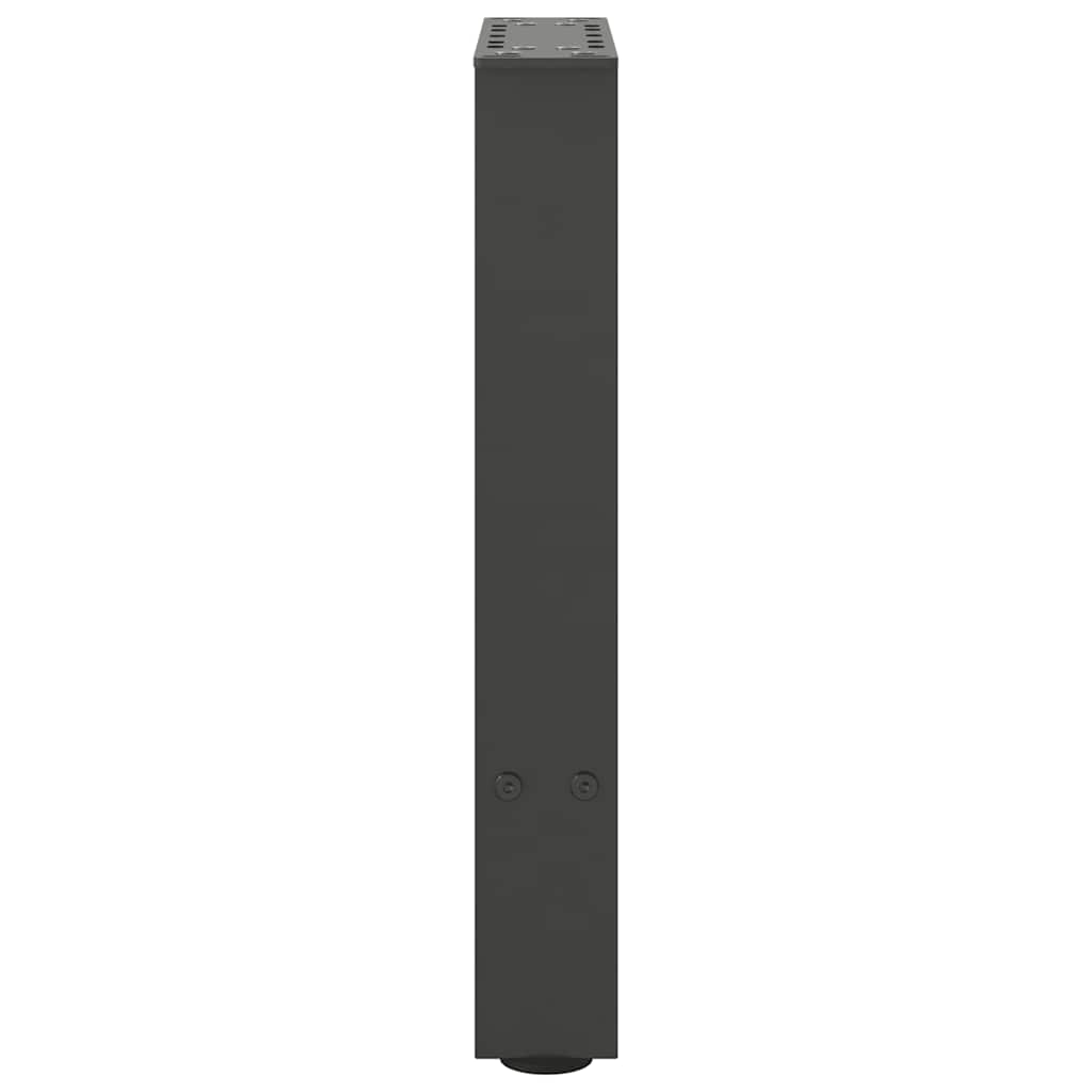 vidaXL Nogi do stolika kawowego Antracyt 2 szt. 38x(42-43) cm Stal