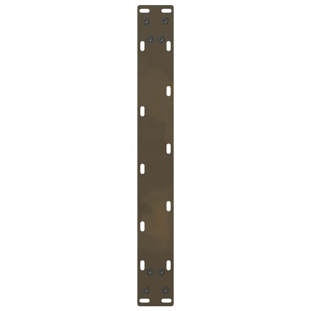 vidaXL Nogi do stolika kawowego Naturalna stal 2 szt. 50x(42-43) cm Stal