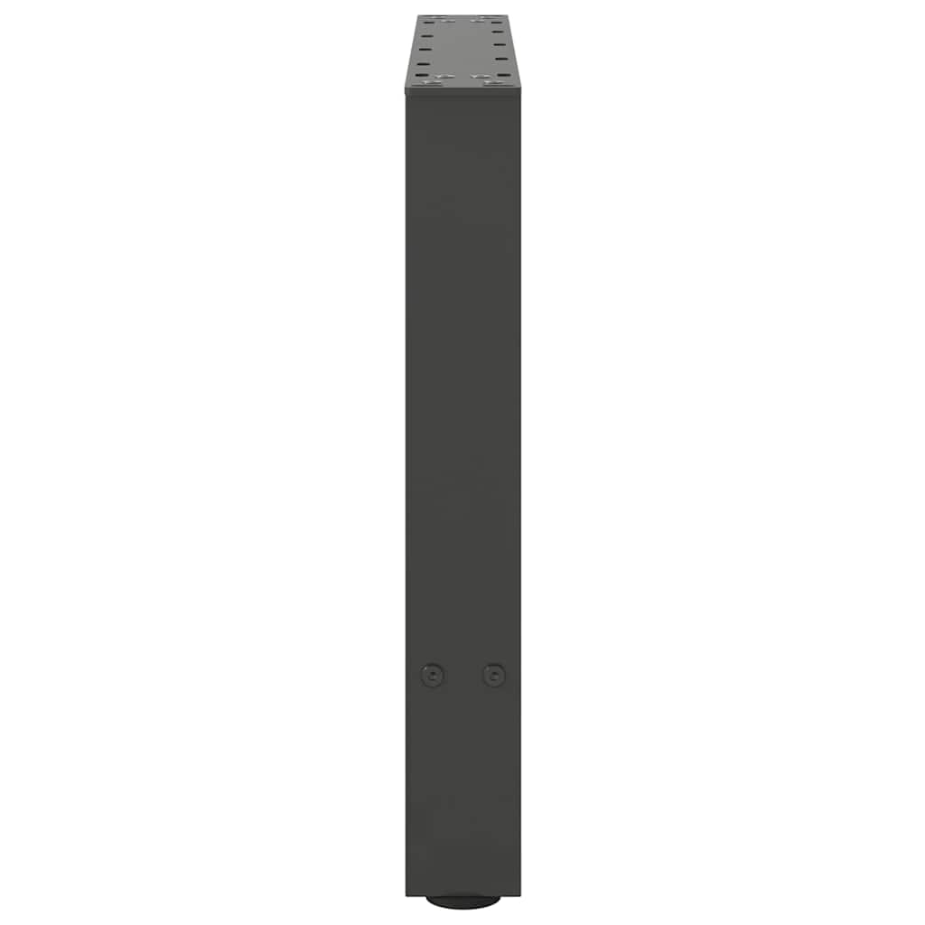 vidaXL Nogi do stolika kawowego Antracyt 2 szt. 60x(42-43) cm Stal