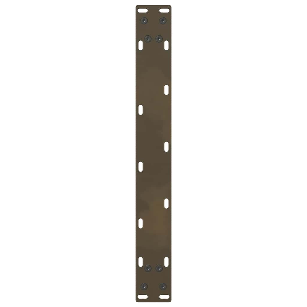 vidaXL Nogi do stolika kawowego Naturalna stal 2 szt. 60x(42-43) cm Stal