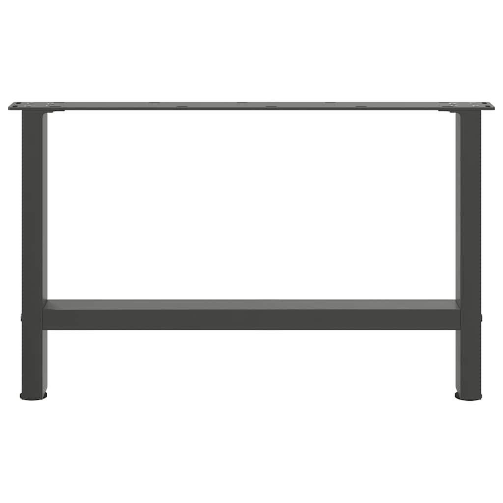 vidaXL Nogi do stolika kawowego Antracyt 2 szt. 70x(42-43) cm Stal