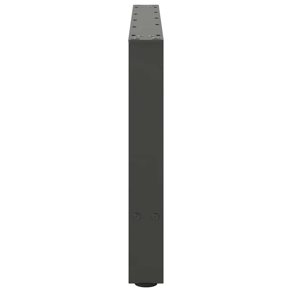 vidaXL Nogi do stolika kawowego Antracyt 2 szt. 70x(42-43) cm Stal