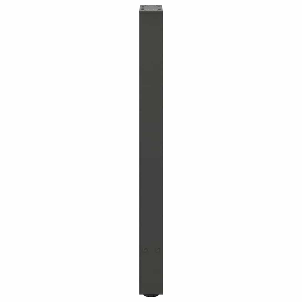 vidaXL Nogi do stołu konsolowego Antracyt 2 szt. 28x(72-73) cm Stal