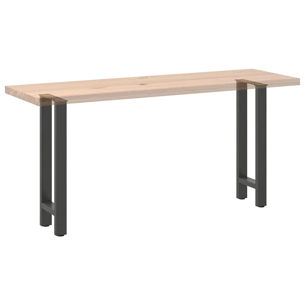 vidaXL Nogi do stołu konsolowego Antracyt 2 szt. 38x(72-73) cm Stal