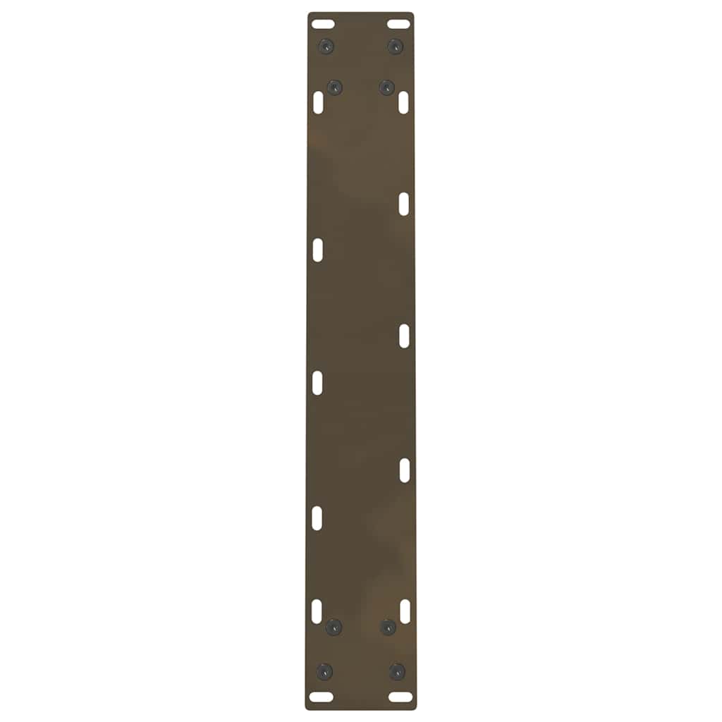 vidaXL Nogi do stołu jadalnego Naturalna stal 2 szt. 50x(72-73) cm Stal