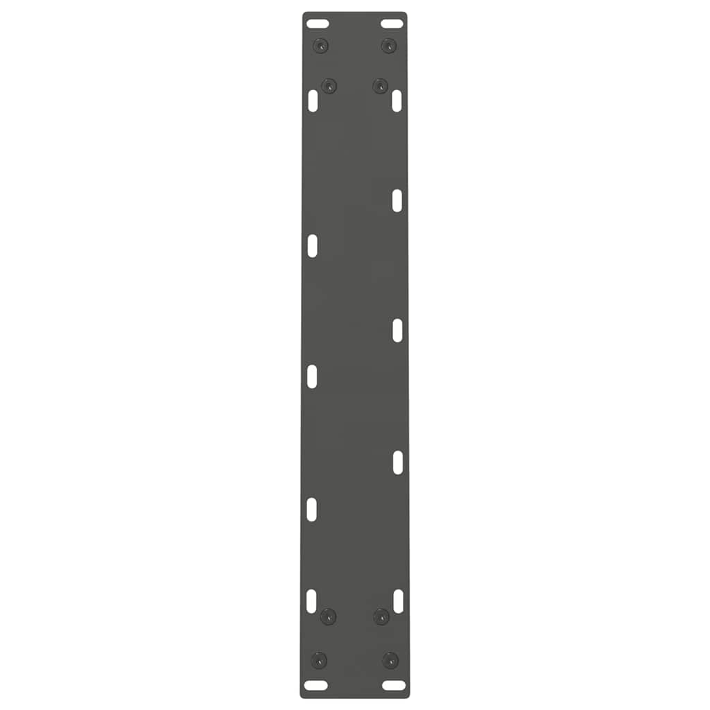 vidaXL Nogi do stołu jadalnego Antracyt 2 szt. 60x(72-73) cm Stal