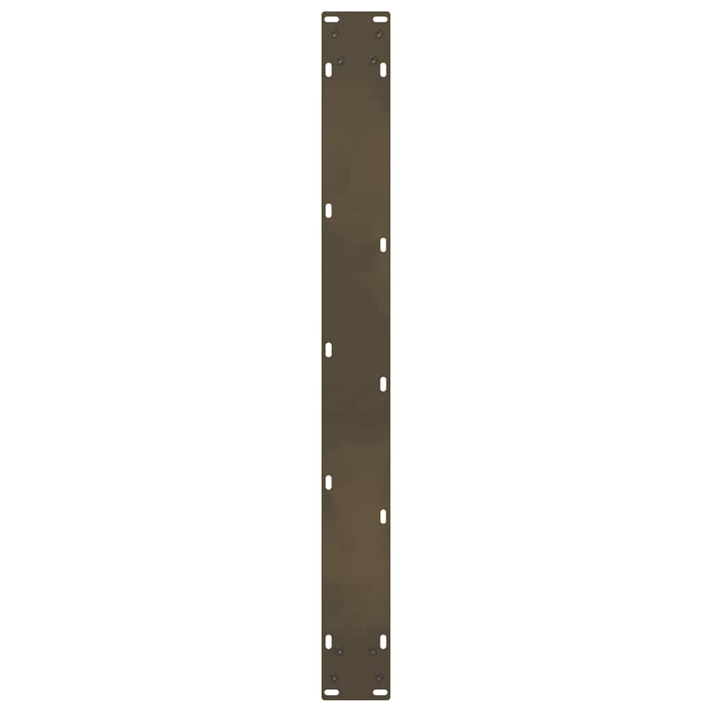 vidaXL Nogi do stołu jadalnego Naturalna stal 2 szt. 70x(72-73) cm Stal