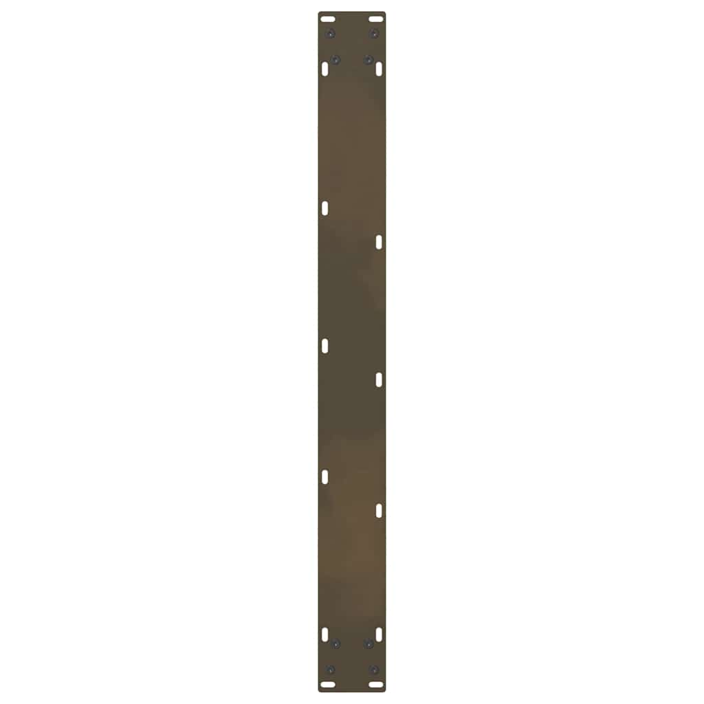 vidaXL Nogi do stołu jadalnego Naturalna stal 2 szt. 80x(72-73) cm Stal