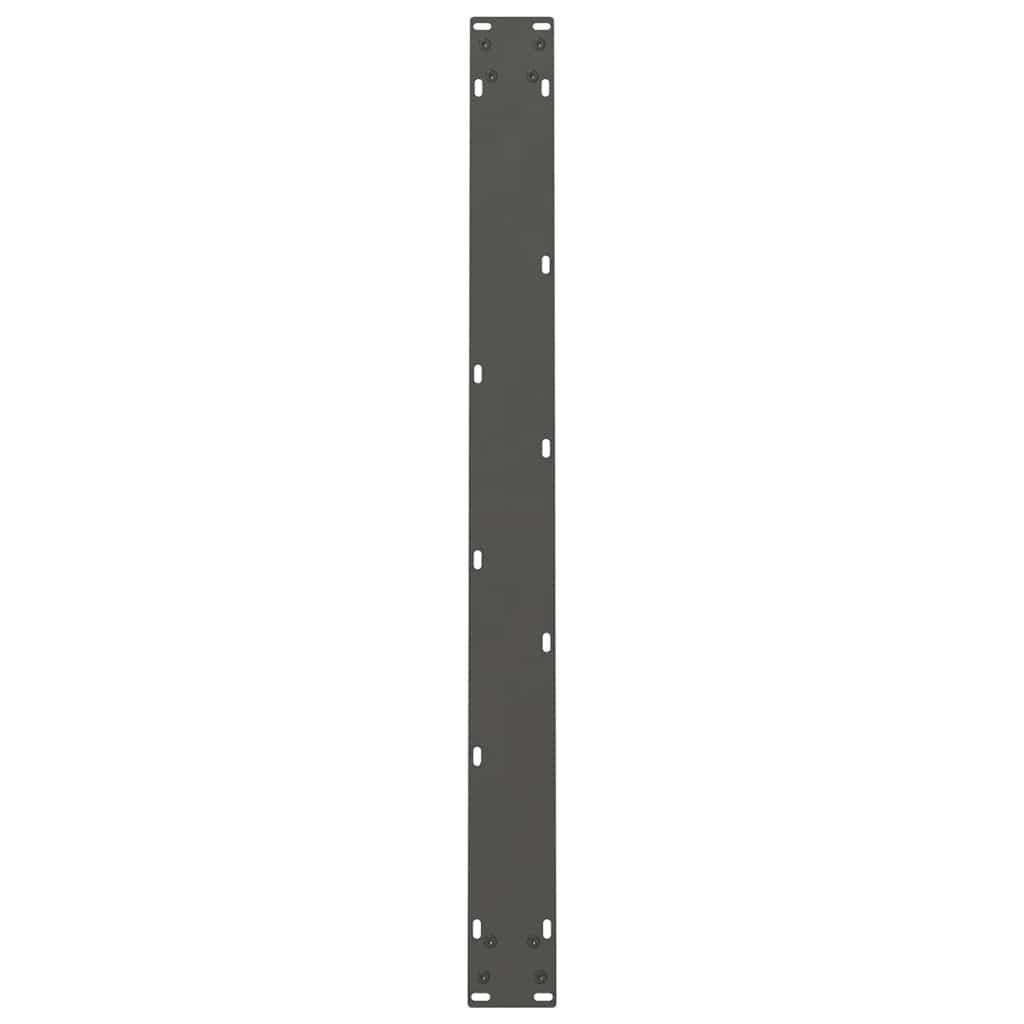 vidaXL Nogi do stołu jadalnego Antracyt 2 szt. 90x(72-73) cm Stal