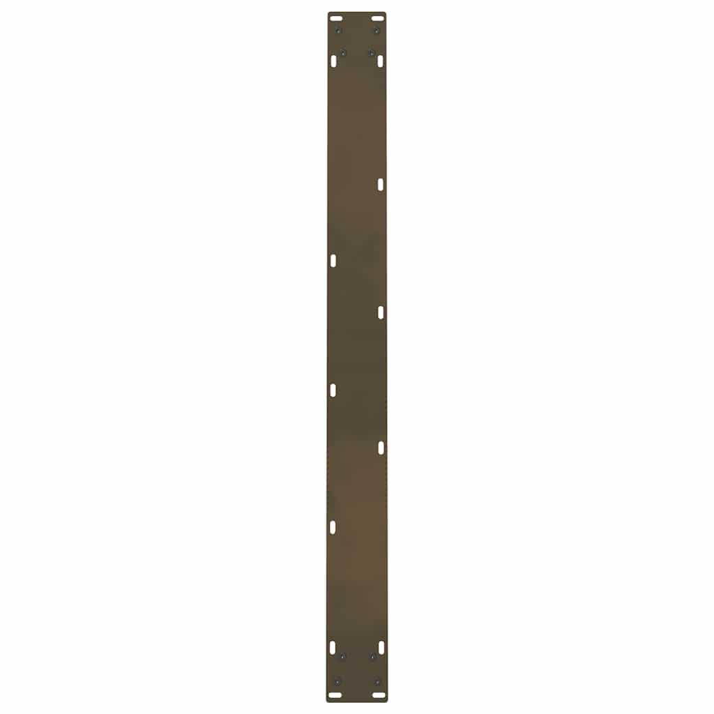vidaXL Nogi do stołu jadalnego Naturalna stal 2 szt. 90x(72-73) cm Stal