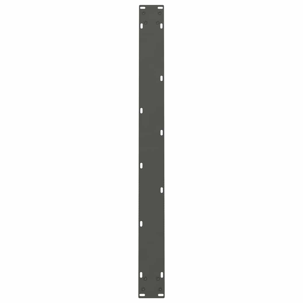 vidaXL Nogi do stołu jadalnego Antracyt 2 szt. 100x(72-73) cm Stal