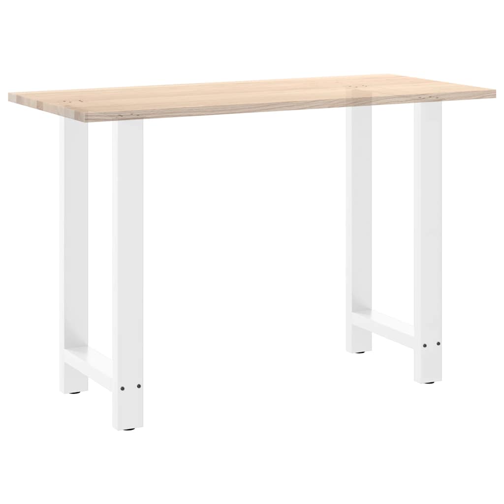 vidaXL Nogi do stołu barowego białe 2 szt. 40x(90-91) cm stal