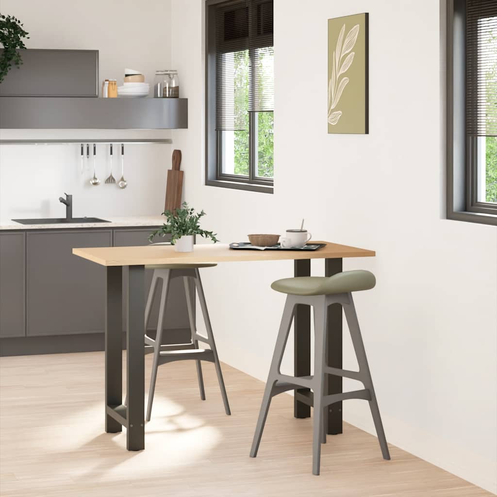 vidaXL Nogi do stołu barowego Antracyt 2 szt. 40x(90-91) cm Stal