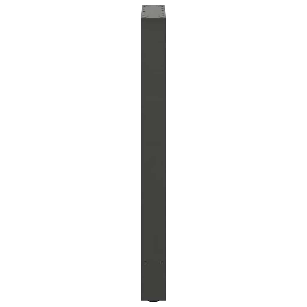 vidaXL Nogi do stołu barowego Antracyt 2 szt. 40x(90-91) cm Stal